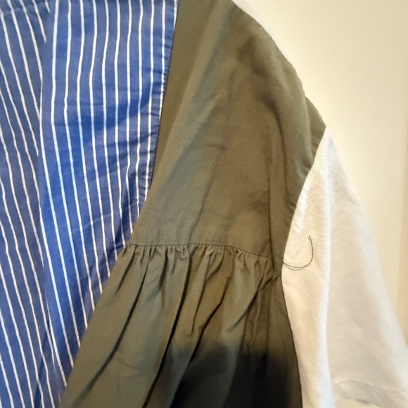 Zara Patchwork Tie-Back Tee – Size L - Picture 4 of 7